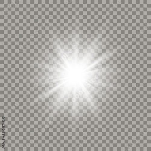 Soft white shining star