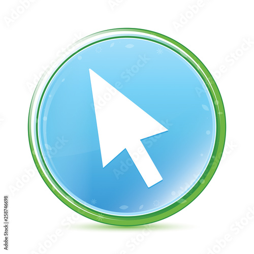 Cursor icon natural aqua cyan blue round button Free Download Cursor icon natural aqua cyan blue round button - GFXLoad