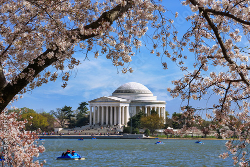 Foto The Jefferson Memorial And Cherry Blossoms