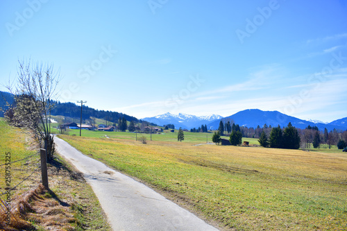 Panoramic Path in the bavarian alps