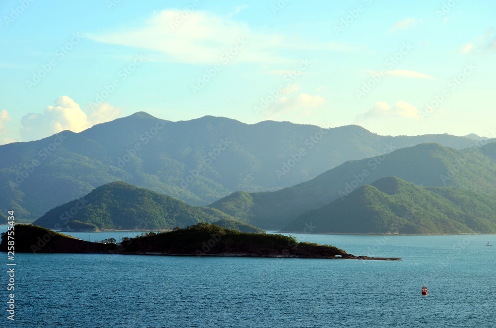 Landscape of sea coast near Yantian, China.