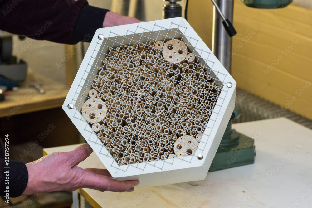 Making an insect hotel