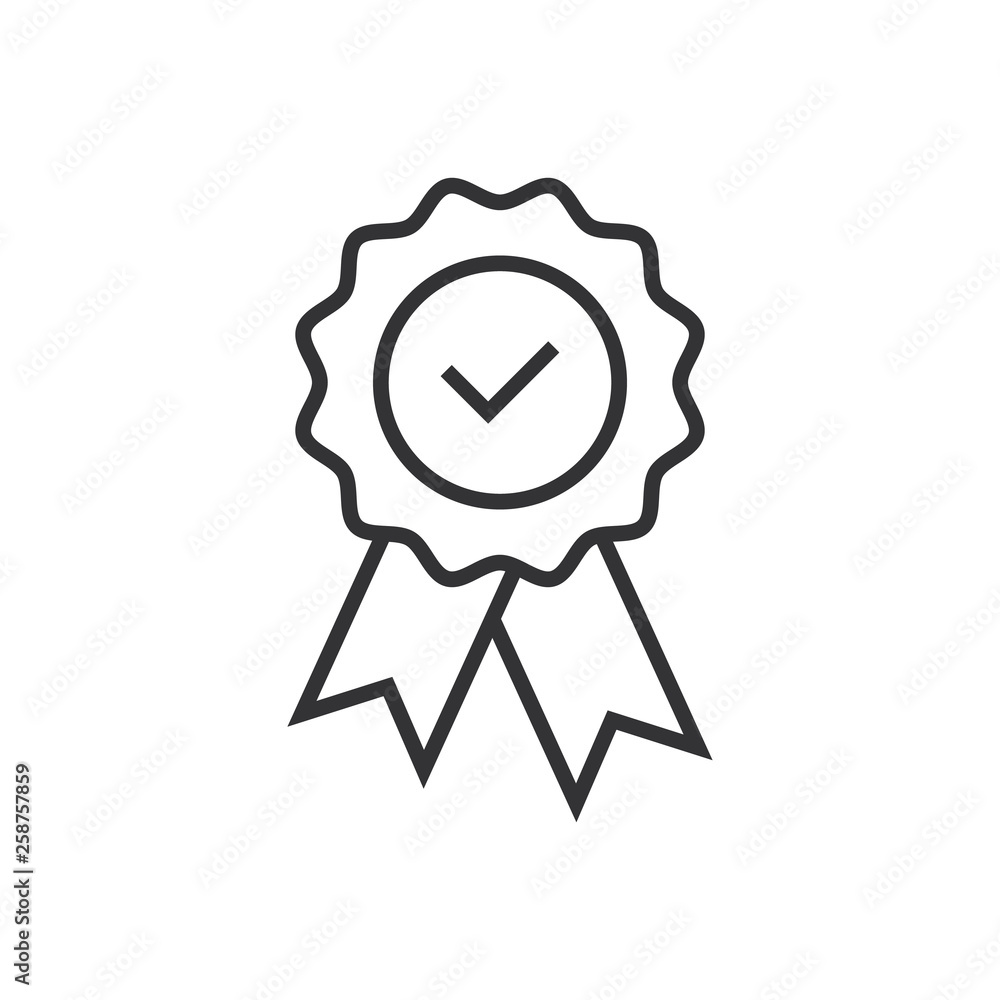 Check mark tick medal icon. Guaranty certificat check mark or tick medal. Approved check mark medal, tick sign Check mark tick medal icon. Guaranty certificat check mark or tick medal. Approved check mark medal, tick sign