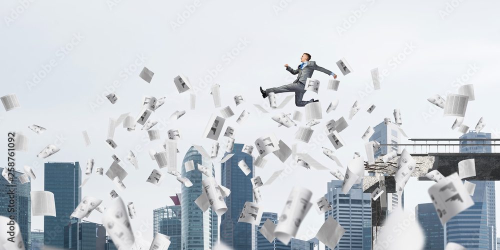 Problem and difficulties overcoming concept. Problem and difficulties overcoming concept.