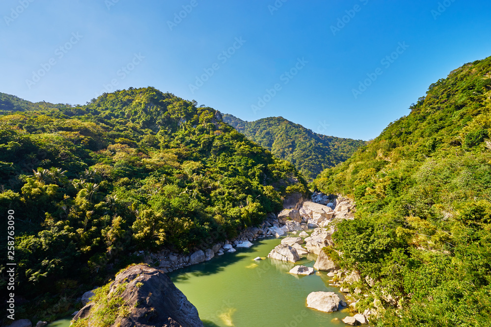 Beautiful landscape scenic of Taiyuan valley or called 