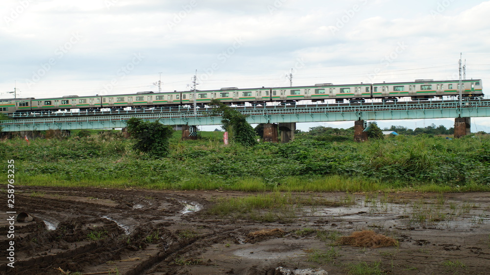 River flood damage