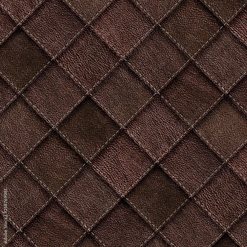 Fototapeta premium leather patchwork background