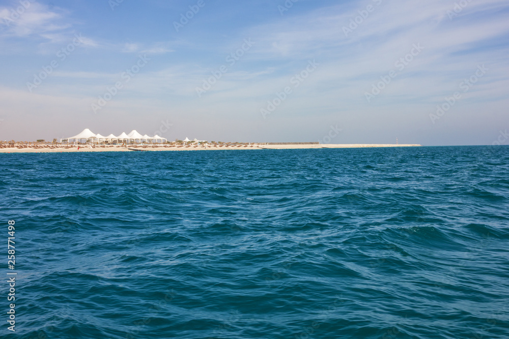 Sir Bani Yas island sea view, UAE, Abu Dhabi Sir Bani Yas island sea view, UAE, Abu Dhabi