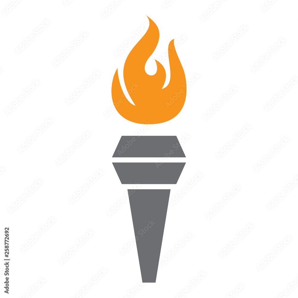 Torch icon on background for graphic and web design. Simple vector sign. Internet concept symbol for website button or mobile app. Torch icon on background for graphic and web design. Simple vector sign. Internet concept symbol for website button or mobile app.