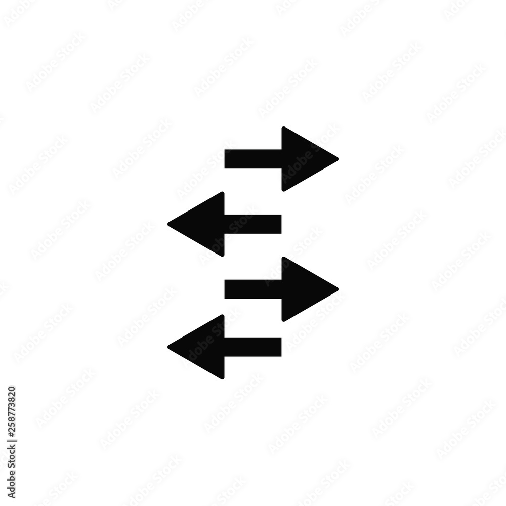 Arrows, internet, traffic, icon, flat. Element of security for mobile concept and web apps illustration. Thin flat icon for website design and development, app. Vector icon Arrows, internet, traffic, icon, flat. Element of security for mobile concept and web apps illustration. Thin flat icon for website design and development, app. Vector icon