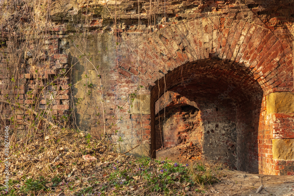 Ruined Fortifications around Kosciuszko Mound, Krakow, Poland