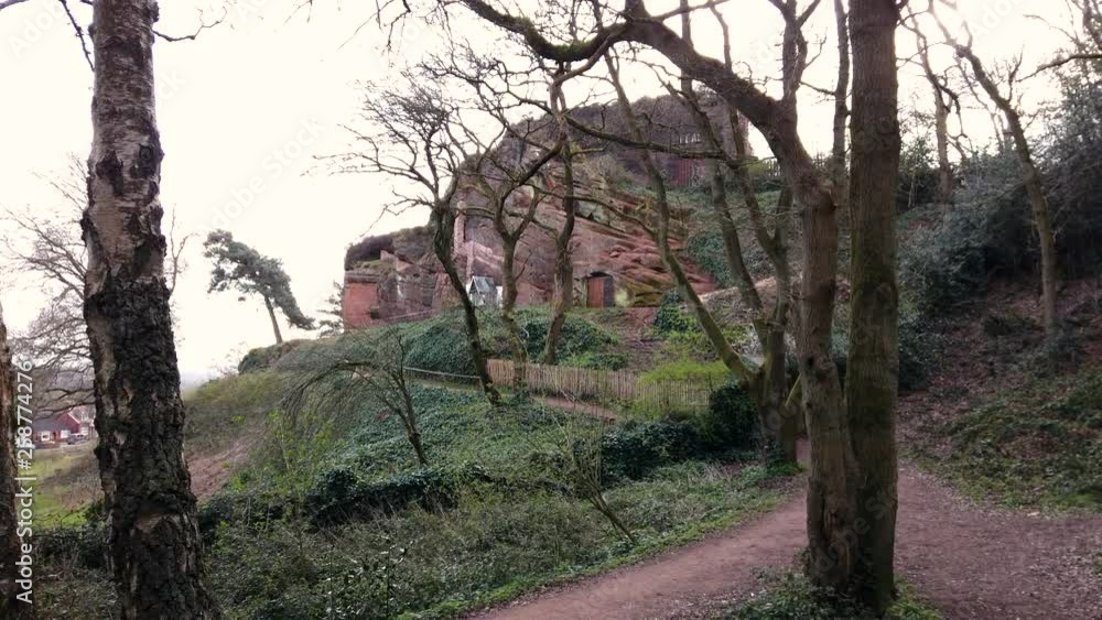 Kinver edge cliffs and rock houses area of Stourbridge, UK Kinver edge cliffs and rock houses area of Stourbridge, UK