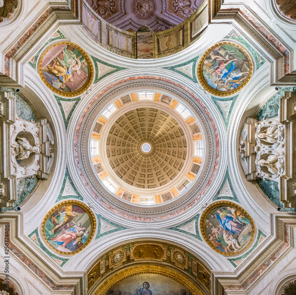 Bandini Chapel in the Church of San Silvestro al Quirinale in Rome, Italy. 
