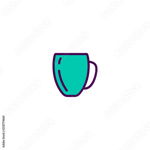 Free Download Mug icon design. Gastronomy icon vector design - GFXLoad