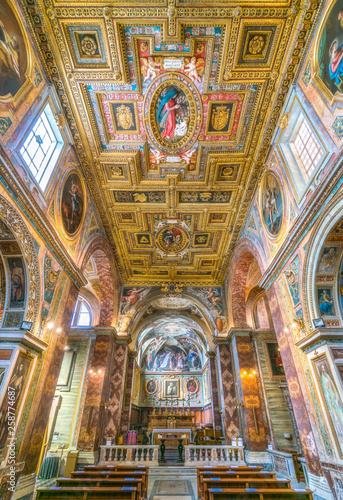 Church of San Silvestro al Quirinale in Rome, Italy. © e55evu