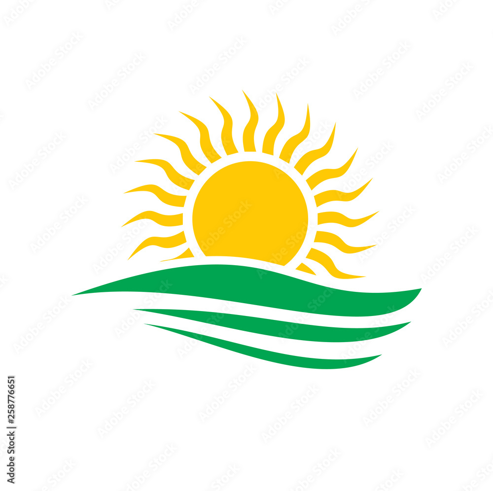 Obraz premium Nature related icon on background for graphic and web design. Simple vector sign. Internet concept symbol for website button or mobile app.