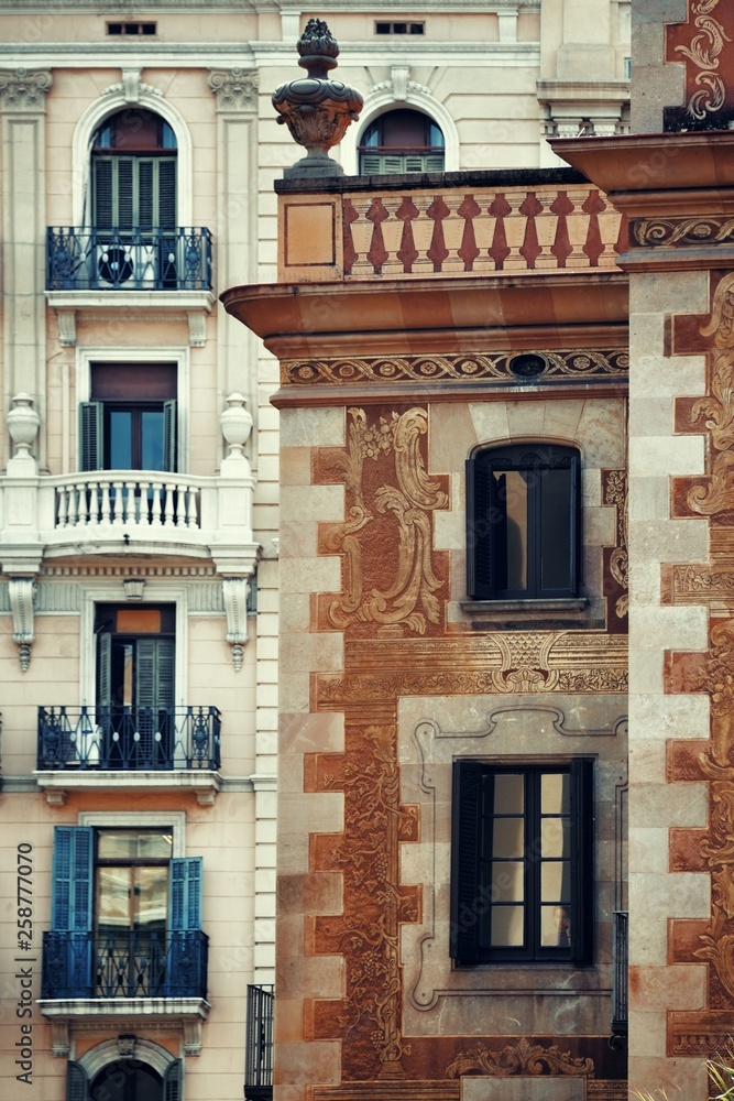 Obraz premium Barcelona Street view