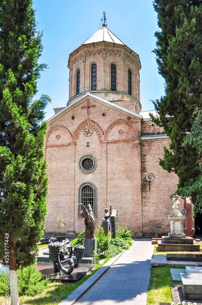 Fototapeta premium Pantheon of Tbilisi, Georgia