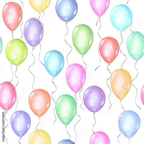 Seamless pattern of colorfu...