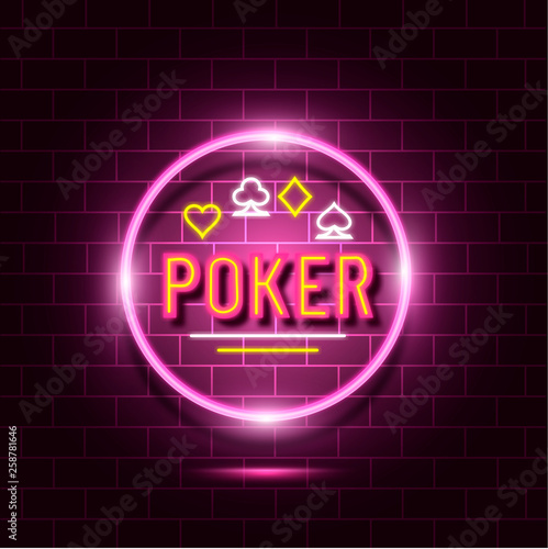 Neon Violet Poker banner 