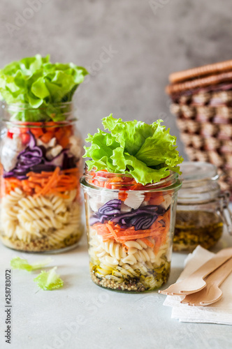 Pasta Salad in a Jar