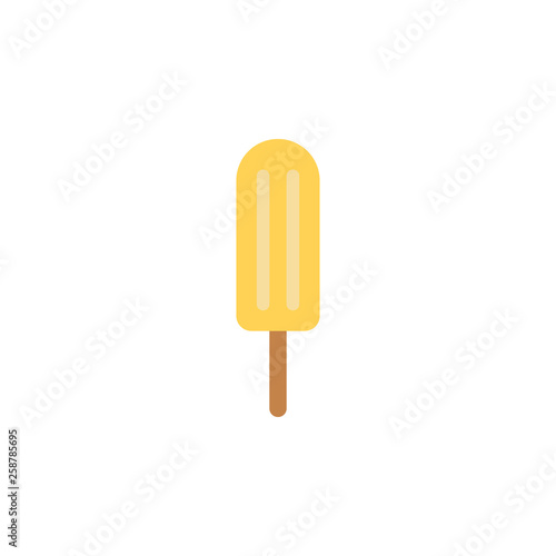 ice cream banana colored icon. Element of ice cream illustration icon. Signs and symbols can be used for web, logo, mobile app, UI, UX