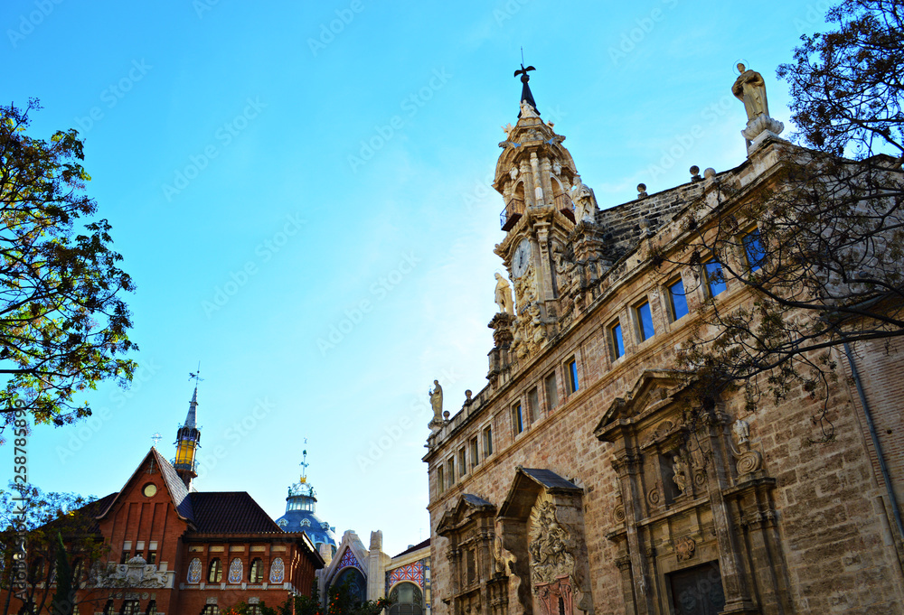 Obraz premium Walencja hiszpania plac architektury