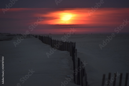 sunset on sea © MRoseboom