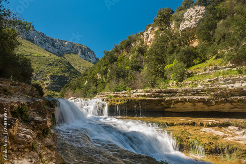 Cava Grande del Cassibile Natural Reserve, Siracusa, Sicily, Italy. One of Europe’s biggest canyons, dug by the river Cassabile through majestic mountains and filling emerald lakes and waterfalls.