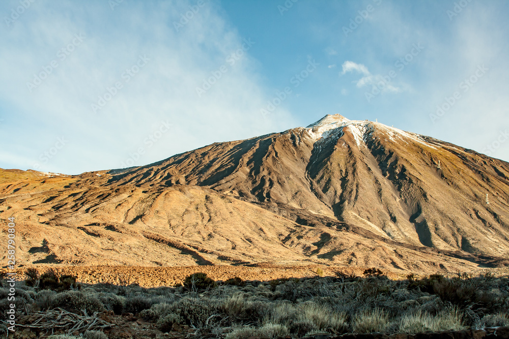 Spectacular view to the Pico del Teide in tenerife Spectacular view to the Pico del Teide in tenerife