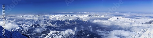panoramic view of mountains © allan