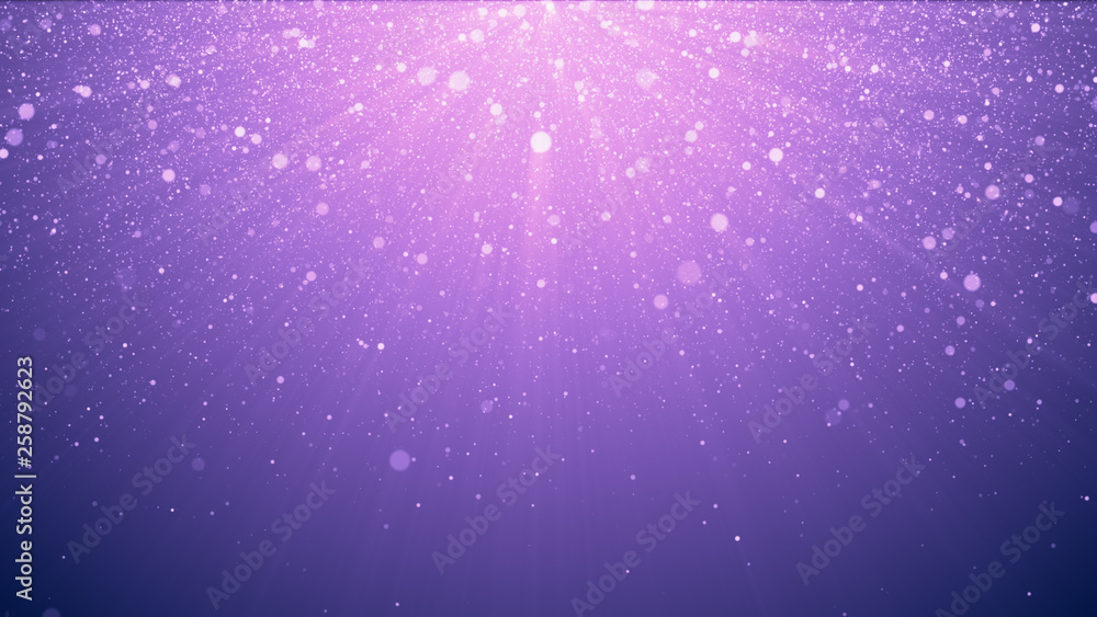 Purple glitter background with sparkle shine light confetti effect 3d  illustration Stock Illustration | Adobe Stock