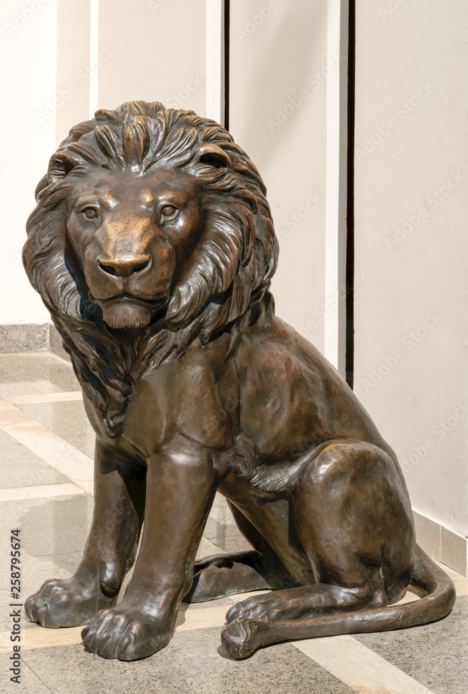 Decoration Lion sculpture