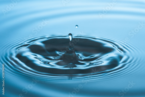 Close up of water droplet or splash-Image