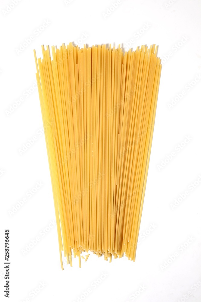 Spaghetti pasta, isolated on white. Raw pasta Spaghetti pasta, isolated on white. Raw pasta