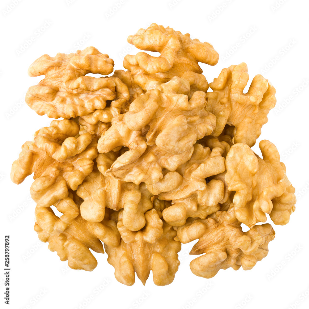 walnut, nut, isolated on white background, clipping path, full depth of field walnut, nut, isolated on white background, clipping path, full depth of field