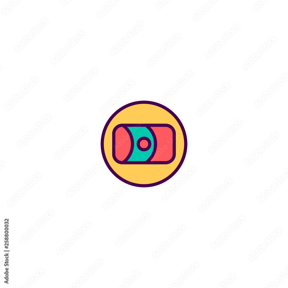 Camera flash icon design. Photography and video icon vector design Camera flash icon design. Photography and video icon vector design