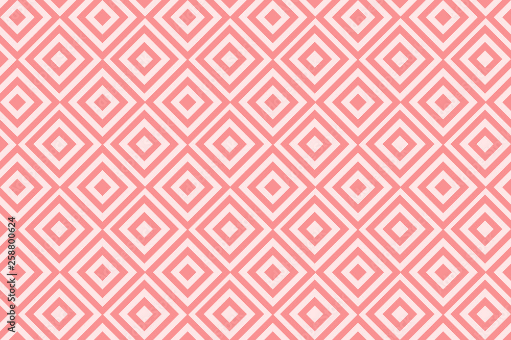 Pink geometric pattern. Simple background