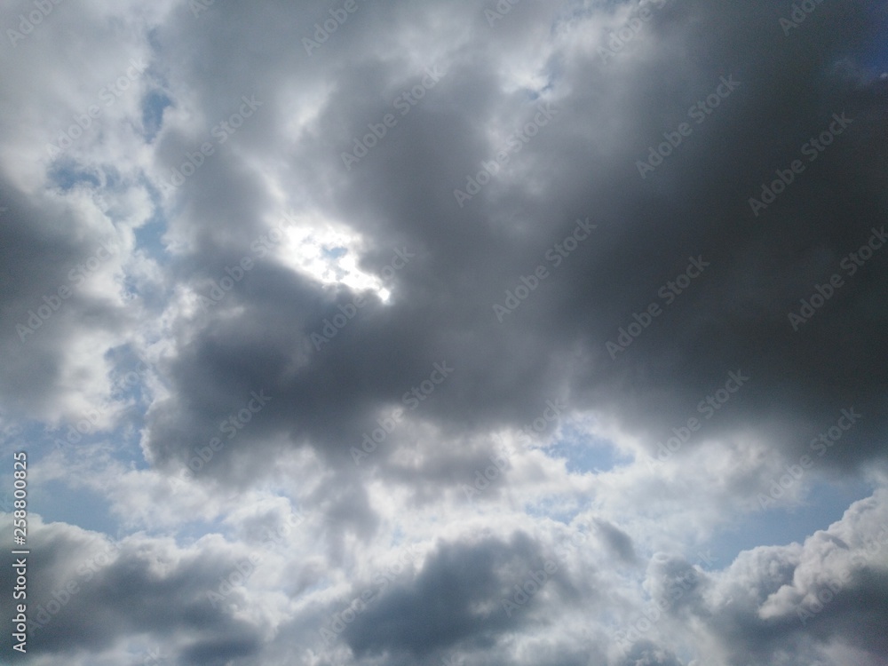 Obraz premium Sky, clouds, when it rains