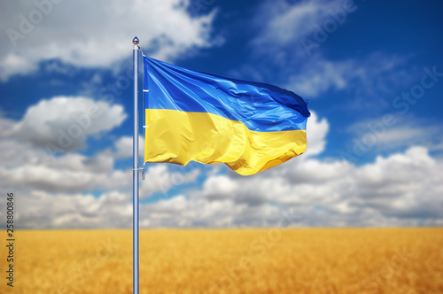 Ukraine flag © silentgos