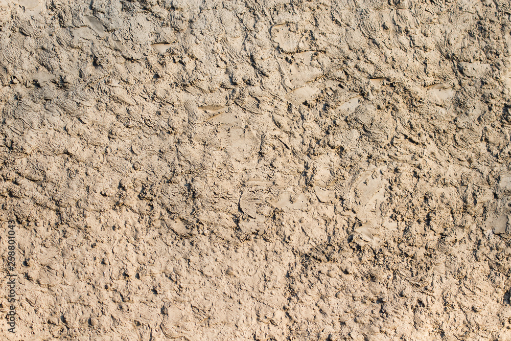 Decorative plaster. Rough plastered surface Decorative plaster. Rough plastered surface
