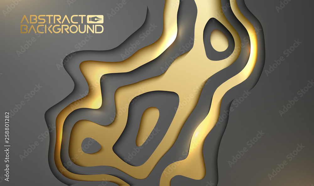 Luxury background for presentation. Gold on black vector wallpaper 3d backdrop. Black and golden design beaty invitation. Luxury background for presentation. Gold on black vector wallpaper 3d backdrop. Black and golden design beaty invitation.