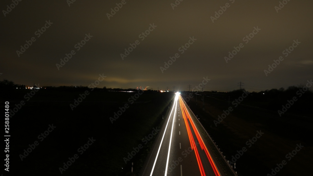 Obraz premium highway at night