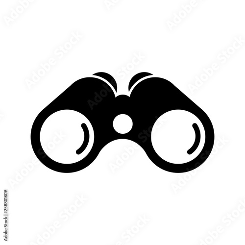 Binoculars icon on white background. Vector