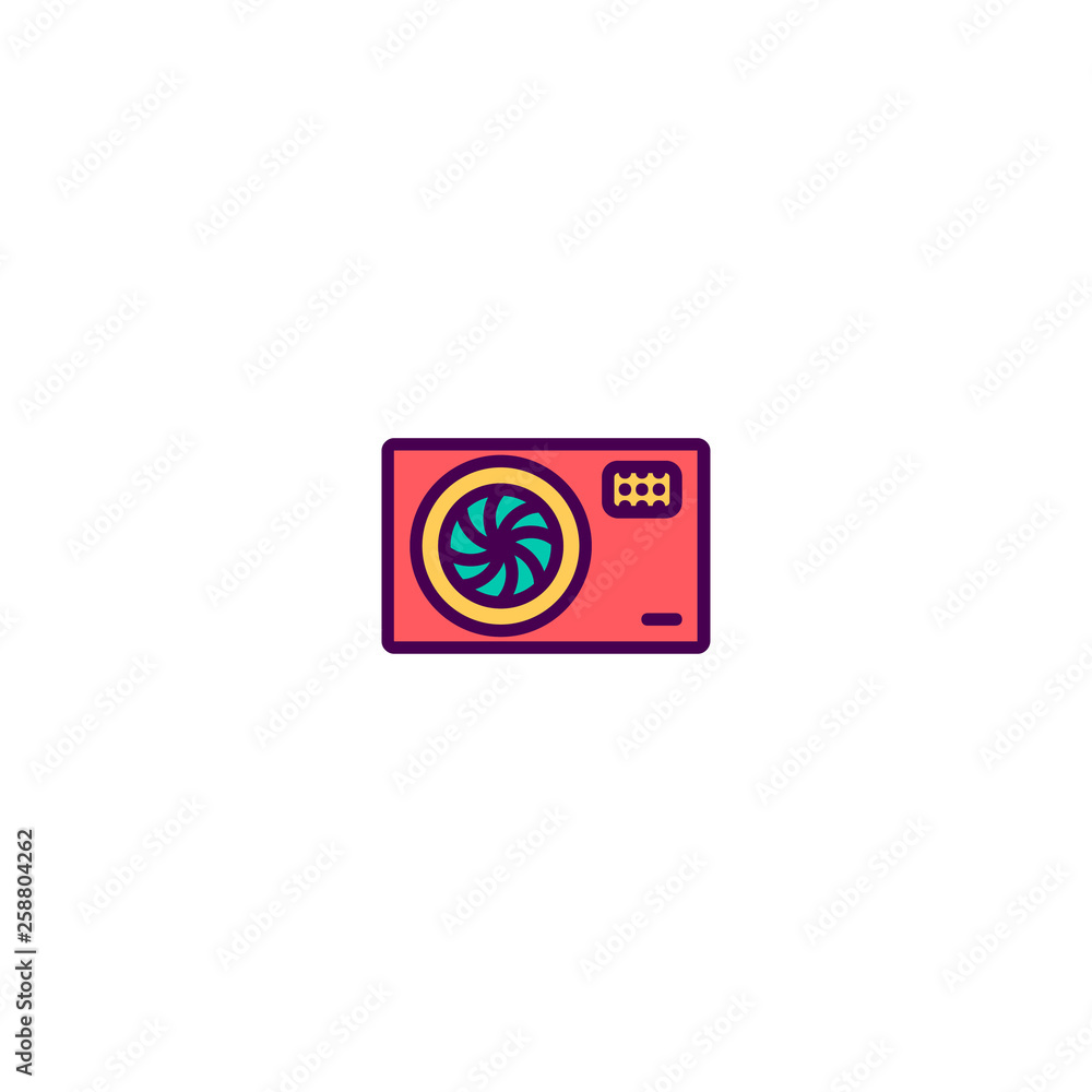 Photo Camera icon design. Photography and video icon vector design Photo Camera icon design. Photography and video icon vector design