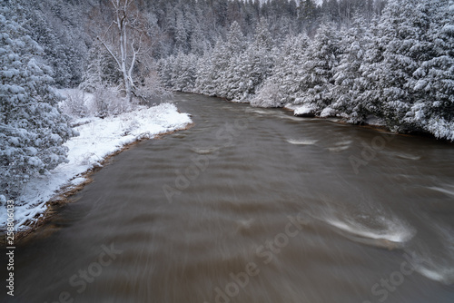 river in winter