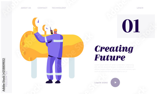 Gasman Engineer Service Manometer Pipeline Landing Page