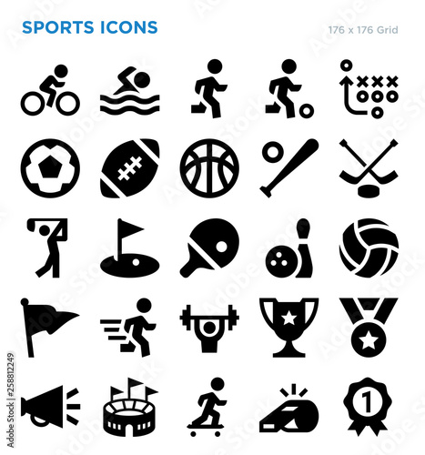 Sports Vector Icon Set