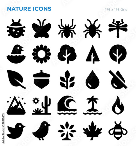 Nature Vector Icon Set © Marc
