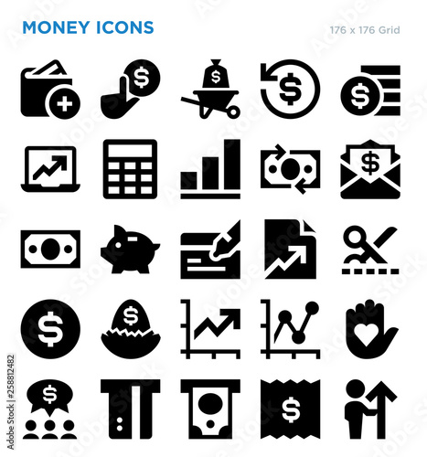 Money Vector Icon Set